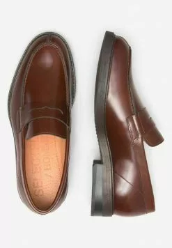 Selected Homme Mocassins - Cognac -Selected Homme Soldes Boutique f4f3c66e9ac64ff6ac05dca39034a516