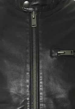 Selected Homme SLHICONIC CLASSIC - Veste En Cuir - Black -Selected Homme Soldes Boutique f55d86a30f13439aa5077b922deb6239