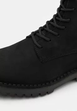 Selected Homme SLHRICKY LACEUP BOOT - Bottines à Lacets - Black -Selected Homme Soldes Boutique f57ffd9de1d54c09998717f455e6fd24
