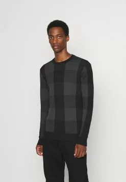 Selected Homme SLHWAEL CREW NECK - Pullover - Phantom