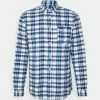 Selected Homme SLHREGZANE SHIRT CHECK - Chemise - Dark Blue