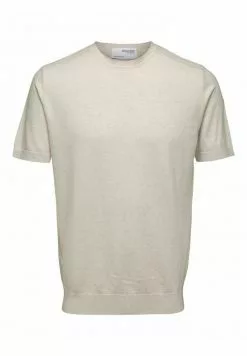 Selected Homme T-shirt Basique - Off White -Selected Homme Soldes Boutique f674c9f42aaf4065b6f5e4f1dd3159db