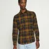 Selected Homme SLHSLIMTRENT SHIRT CHECK - Chemise - Camel