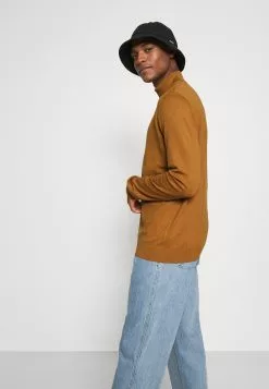 Selected Homme SLHBERG HALF ZIP - Pullover - Wood Thrush -Selected Homme Soldes Boutique f6c548ee22fe41ccb6032490db51a3b7