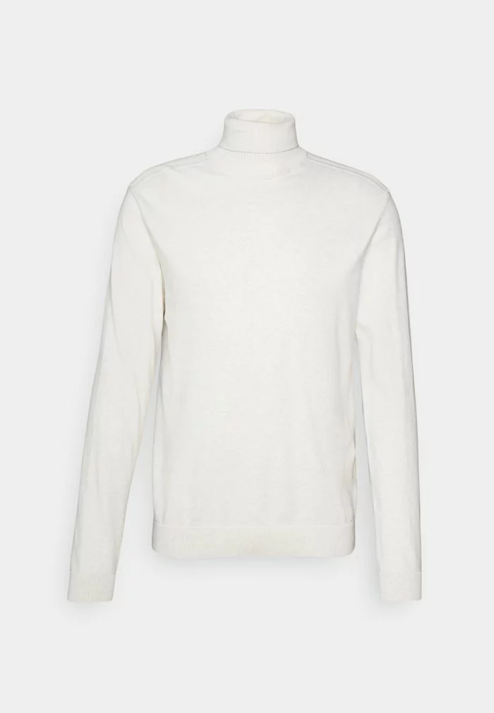 Selected Homme SLHBERG ROLL NECK - Pullover - Egret Melange 6 Selected Homme SLHBERG ROLL NECK - Pullover - Egret Melange – Image 6