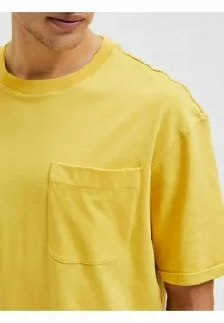 Selected Homme T-shirt Basique - Misted Yellow -Selected Homme Soldes Boutique f8037a1b97624d26b8a928199827c99d