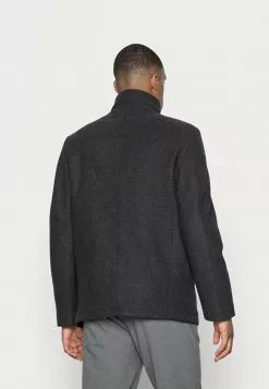 Selected Homme SLHLEEDS WOOLFIELD - Manteau Classique - Dark Grey -Selected Homme Soldes Boutique f948e54847a44e4cbba557b156f8e571