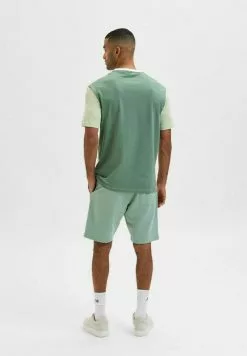 Selected Homme T-shirt Imprimé - Celadon Green -Selected Homme Soldes Boutique f95f0d02ea894bdc94016fbf07aff869