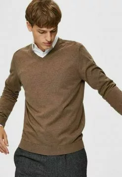 Selected Homme Pullover - Teak -Selected Homme Soldes Boutique f95f327f16c840d0947db81a13cf4a55
