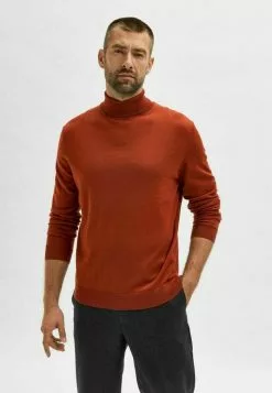 Selected Homme ROLLKRAGEN - Pullover - Picante