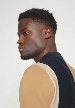 Selected Homme MASON BLOCK - Polo - Incense/oatmeal/sky Captain -Selected Homme Soldes Boutique fa05c16e015c4d7cae992327b09e1ea7