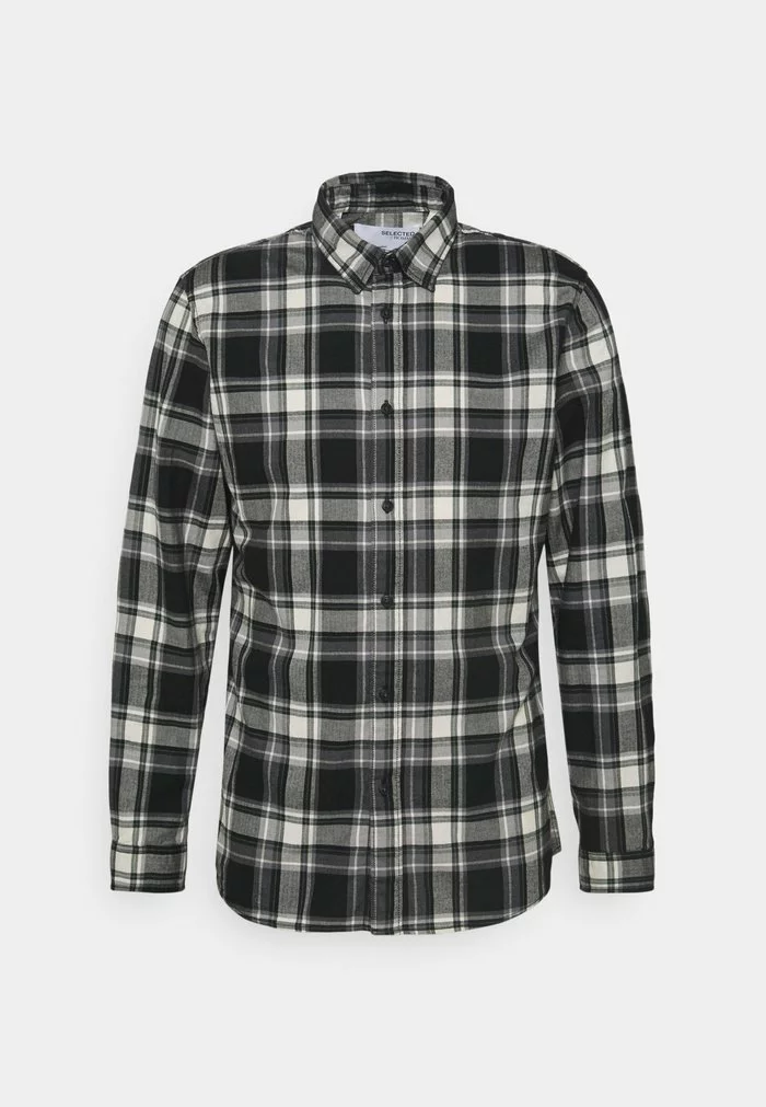 Selected Homme SLHSLIMTRENT SHIRT CHECK - Chemise - Black 4 Selected Homme SLHSLIMTRENT SHIRT CHECK - Chemise - Black – Image 4