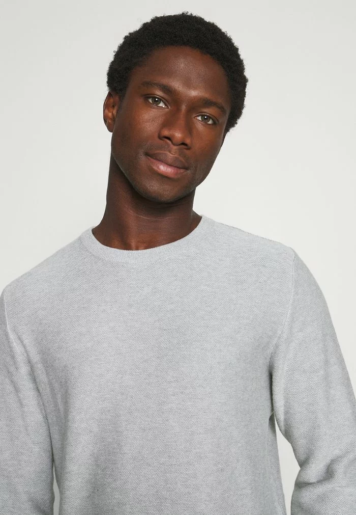 Selected Homme SLHBRENT CREW NECK - Pullover - Light Grey Melange 4 Selected Homme SLHBRENT CREW NECK - Pullover - Light Grey Melange – Image 4