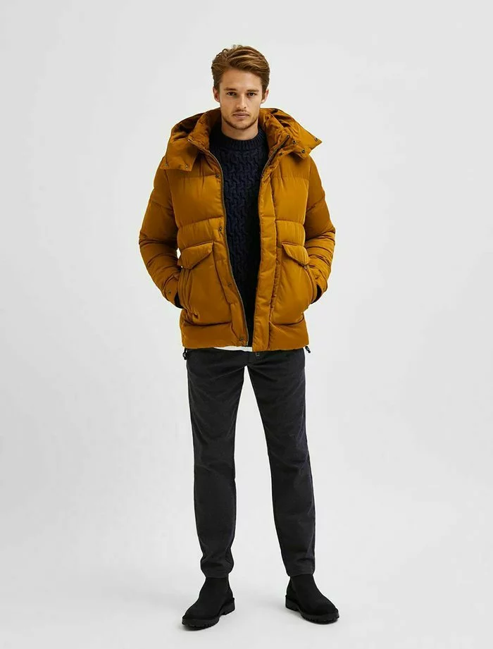 Selected Homme Veste D'hiver - Tapenade 2 Selected Homme Veste D'hiver - Tapenade – Image 2