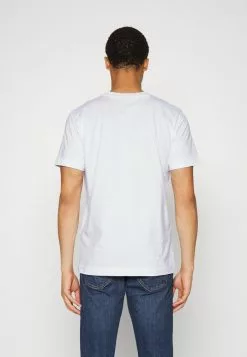 Selected Homme SLHMARIO O-NECK TEE - T-shirt Imprimé - Bright White -Selected Homme Soldes Boutique febe78bec4ac4d66b517c1fb783d9f90