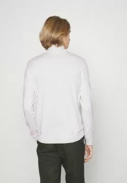 Selected Homme SLHBERG HALF ZIP - Pullover - Egret/melange