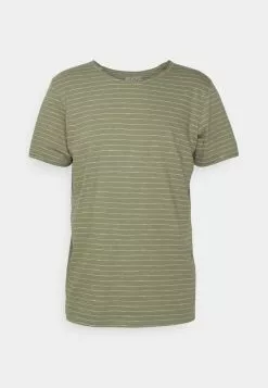 Selected Homme SLHMORGAN STRIPE O NECK TEE - T-shirt Basique - Deep Lichen Green/egret 8 Selected Homme SLHMORGAN STRIPE O NECK TEE - T-shirt Basique - Deep Lichen Green/egret -Selected Homme Soldes Boutique ffce9f4cfdc04906b4ba55970fdffd1a
